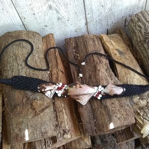 💟🖤Hand Crafted Braided Sea Shell Belt🖤💟